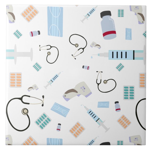 Padrão de Suprimentos Médicos do Médico de Saúde (Frente)