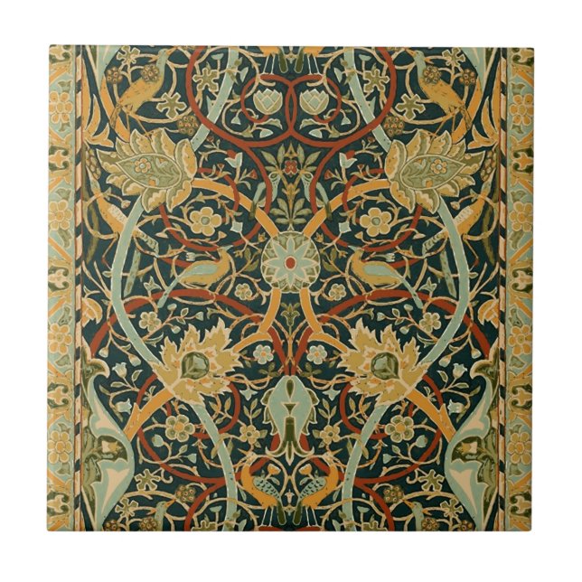 Padrão de Tapeçaria Floresta de William Morris: Vi (Frente)