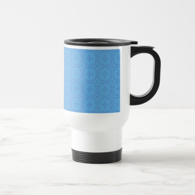 Padrão de tapeçaria galês, Caneca de viagem azul c (Direita)