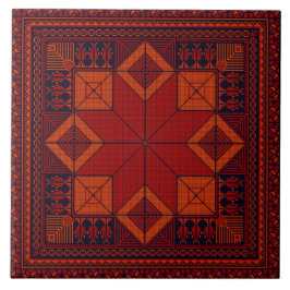 Padrão de tatreez dos bordados tradicionais da Pal