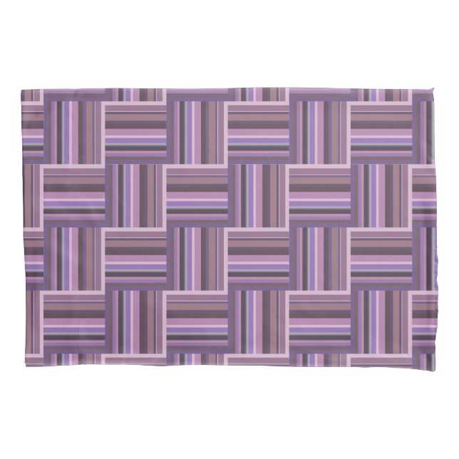 Padrão de tecelagem de faixas de Mauve (Frente)