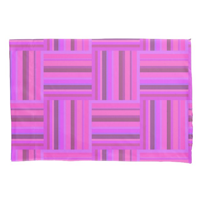 Padrão de tecelagem de fitas rosa (Frente)
