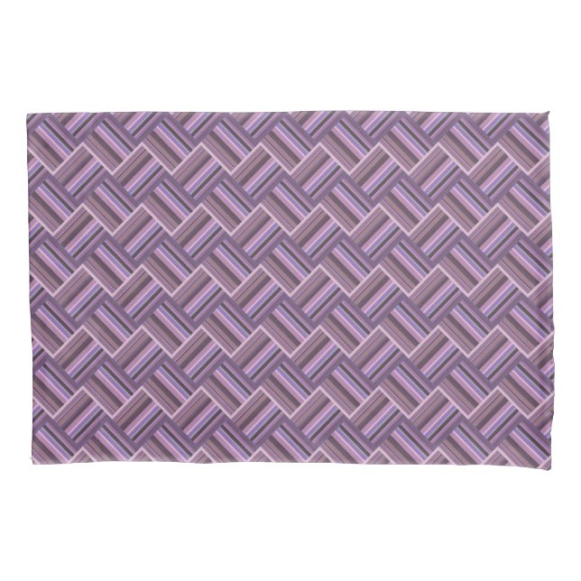 Padrão de tecelagem diagonal das faixas de Mauve (Frente)