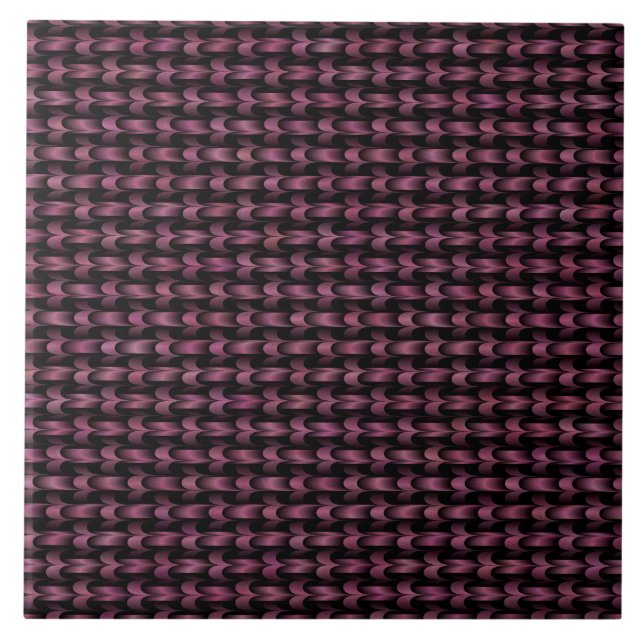 Padrão de Tecido Abstrato Rosa Roxo (Frente)