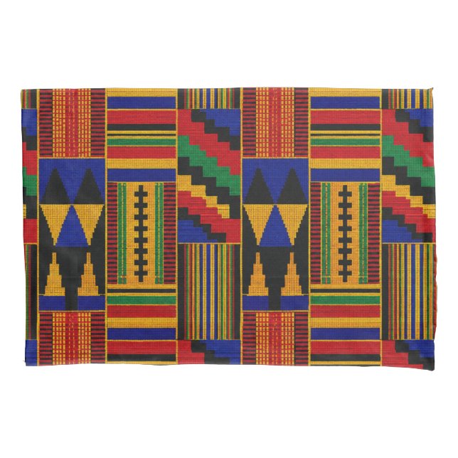 Padrão de Tecido Kente Estilo Africano (Frente)