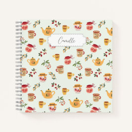 Padrão de tempo de chá sem perda de tempo personal