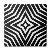 Padrão de tendência com estrelas a preto e branco 