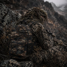 Padrão de Terreno Rochoso de Ghillie Suit