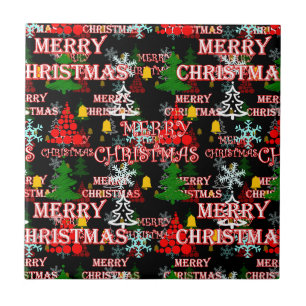 Padrão de texto decorativo Feliz Natal Design