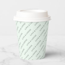 Padrão de Texto Personalizado Simples em Verde Men