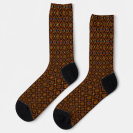 Padrão de Thobe Henna - Laranja e Preto