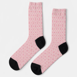 Padrão de Thobe Henna, Rosa e Branco