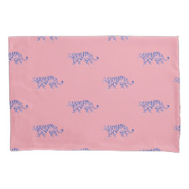 Padrão de Tigre Rosa e Marinho para Crianças, Adol