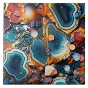 Padrão de tiled de agitação líquida