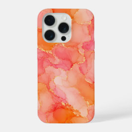 Padrão de Tinta Alcoólica Laranja Rosa