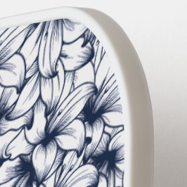 Padrão de Tinta Lily Flower Desenhada