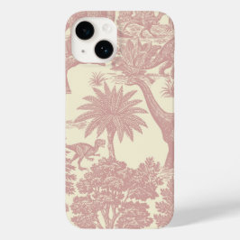 Padrão de Toalete de Dinossauro Vintage Selva Pré-