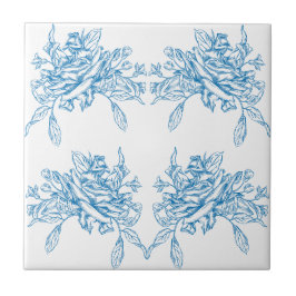 Padrão de Toile Azul Francês