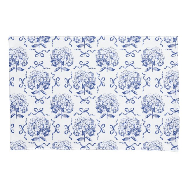 Padrão de Toile de Arco de Hydrangea azul de pré-d (Frente)
