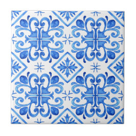 Padrão de Toile Francês Azul