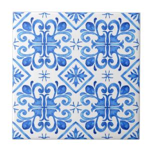 Padrão de Toile Francês Azul