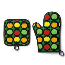 Padrão de Tomates Redondos de Kawaii