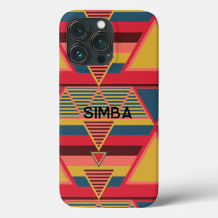 Padrão de Triângulo Colorido Pan-Africano Personal