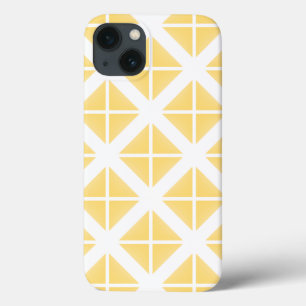 Padrão de triângulo de tendência amarelo
