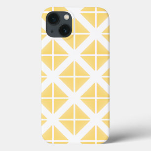 Padrão de triângulo de tendência amarelo