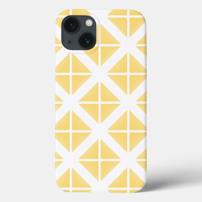 Padrão de triângulo de tendência amarelo (Verso)