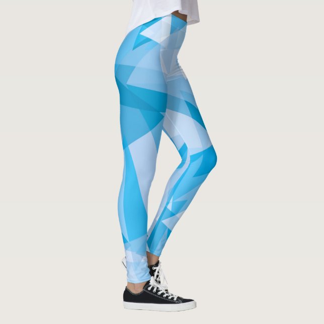 Padrão de triângulo geométrico abstrato | Legging (Direita)