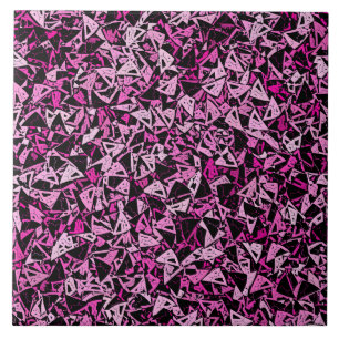 Padrão de Triângulo Preto Rosa