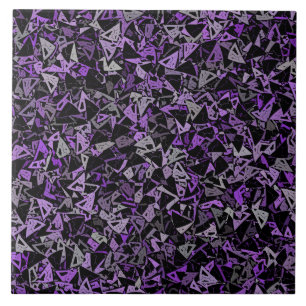 Padrão de Triângulo Preto Roxo