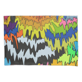 Padrão de Triquete de Stripe Colorida de Pista Líq