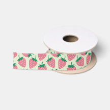 Padrão de Verão de Morango Rosa