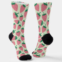 Padrão de Verão Morango Rosa