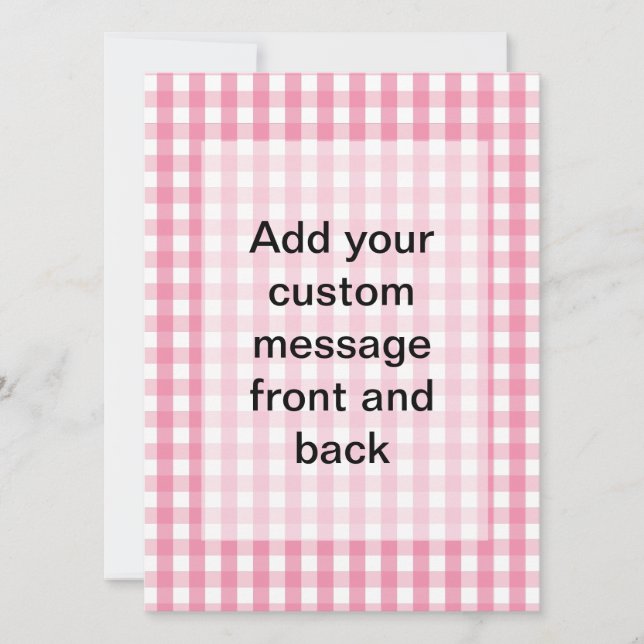 Padrão de Verificação de Gingham (Frente)