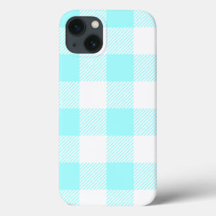 Padrão de verificação de Gingham (azul claro)