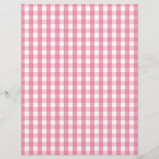 Padrão de Verificação de Gingham Rosa