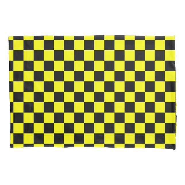 Padrão de Verificação Preto Amarelo (Frente)