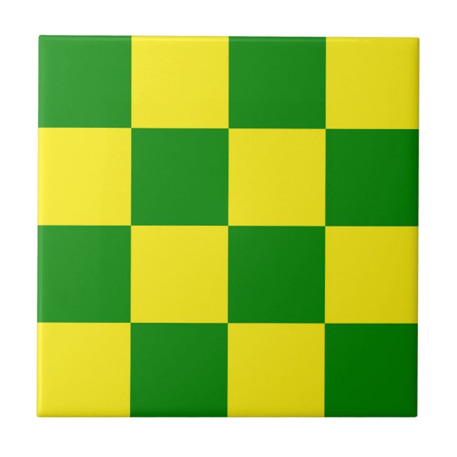 Padrão de Verificação Verde Amarelo (Frente)
