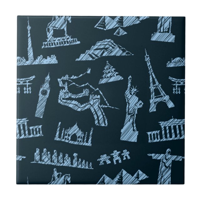 Padrão de Viagem em Blues (Frente)