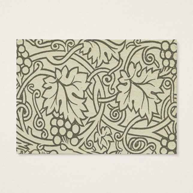 Padrão de videira verde cinza de William Morris (Verso)
