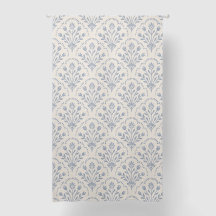 Padrão de vieira floral azul texturizado e suave