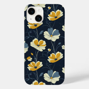 Padrão de vindima, design floral elegante