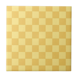 Padrão de Xadrez Amarelo