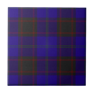 Padrão de Xadrez de Tartan Caça ao Clã Home Hum