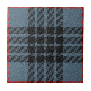 Padrão de Xadrez do Tartan Azul MacKay