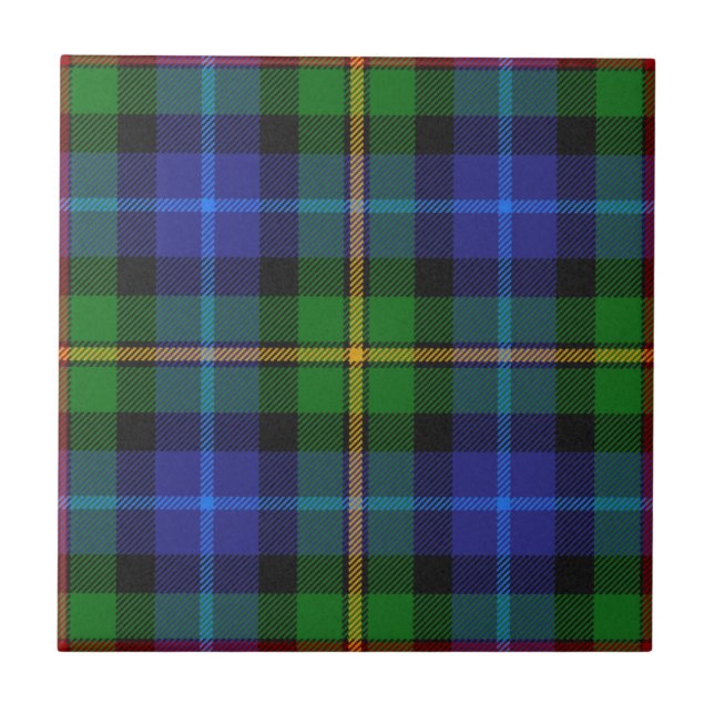 Padrão de Xadrez Smith Clan Tartan (Frente)