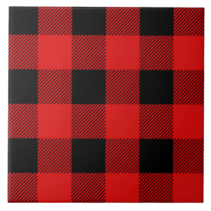padrão de xadrez vermelho
